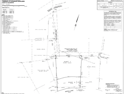 Image shows map of subject property. 