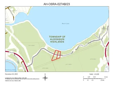 Image shows map of subject property.