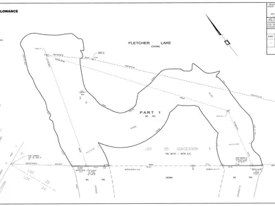 Image shows map of subject property. 